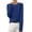 Navy women's fall winter sweater a1, variant on thefmos Women's Fall Winter Long Sleeve Knitted Pullover Tops Round Neck Casual Basic Sweaters Cozy Everyday Layering Blouses for Cold Weather Fashion, Gold XL