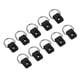 thumbnail image 4 of Kayak D Ring, 10 piezas Durable Canoa Kayak Pesca Aparejo con tornillos M6 para Bungee Kit Accesorio (Negro), 4 of 5