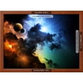 thumbnail image 3 of Fantasy Deep Space Nebula with Planet, Scenic Framed Art Print Wall Art by HomeArt, 3 of 6