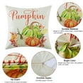 thumbnail image 3 of Fall Pillow Covers 18x18 Inch Set of 4 Farmhouse Happy Fall Yall Pumpkin Pillow Covers Throw Pillow Covers for Couch Pillows Fall Decor Decorations Thanksgiving Autumn Holiday Harvest, 3 of 9