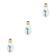 thumbnail image 4 of Billuyoard Bombilla Humidificador de aire Aceite esencial 400 ml LED Difusor de aroma de escritorio Humidificación de cabecera Fabricante de niebla de Piedra Blanca Oro 3piezas Billuyoard CBP190411, 4 of 6