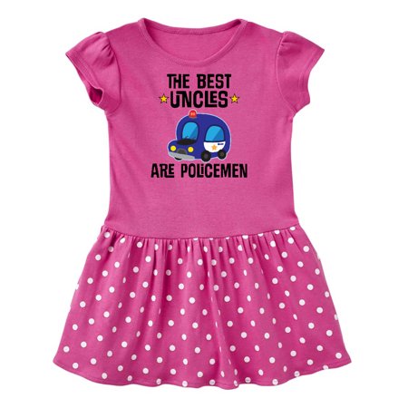 

Inktastic Best Uncles Are Police Officers Gift Baby Girl Dress