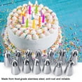 thumbnail image 2 of Stainless Steel Russian Icing Piping Nozzles, DIY Baking,13 Pcs Russian Icing Piping Nozzles Tips Pastry Cake Buttercream DIY Decor Baking Tool, 2 of 7