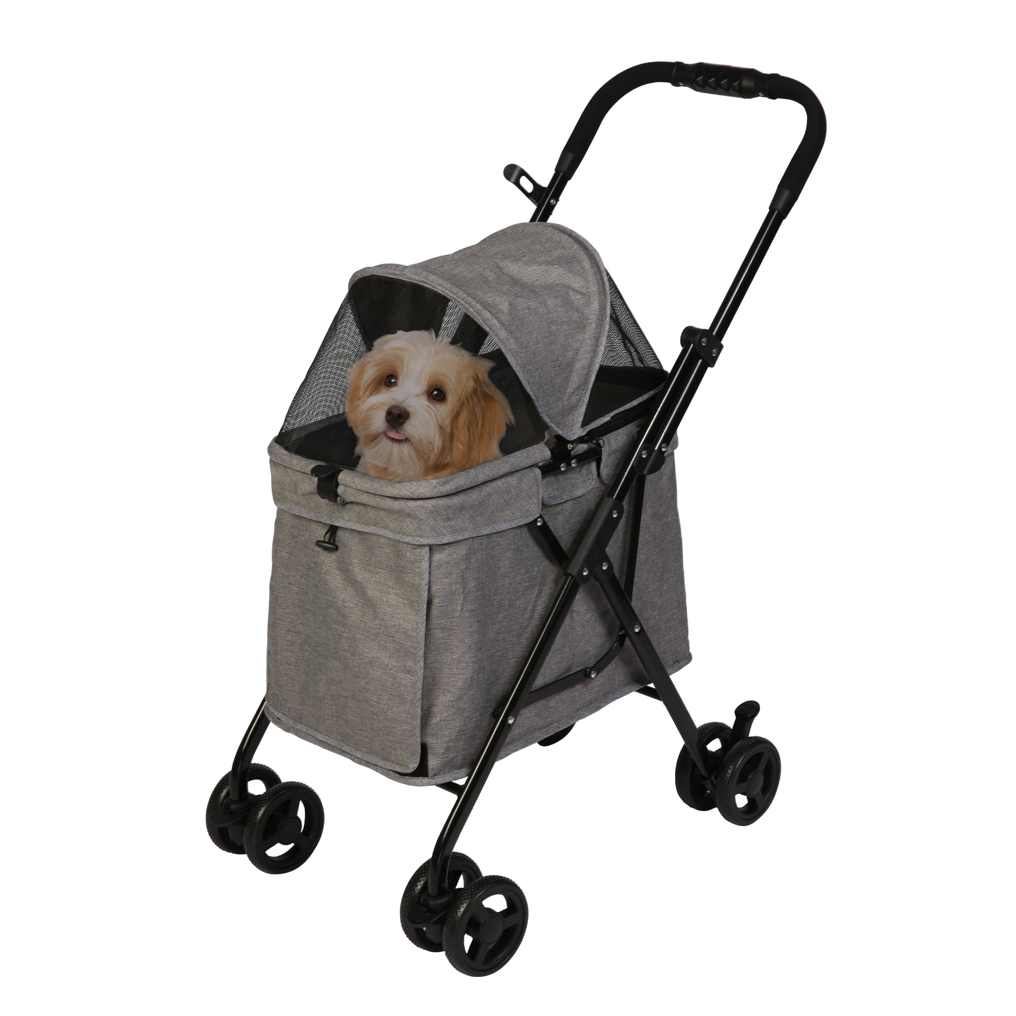 K F Pet S P T Cr Cats & Dogs Pet Cart w/Four W Bd W Ss Pet S High