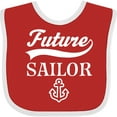 thumbnail image 3 of Inktastic Future Sailor Kids Sailing Boys Baby Bib, 3 of 4