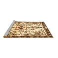 thumbnail image 2 of Ahgly Company Machine Washable Indoor Square Animal Brown Traditional Area Rugs, 3' Square, 2 of 4