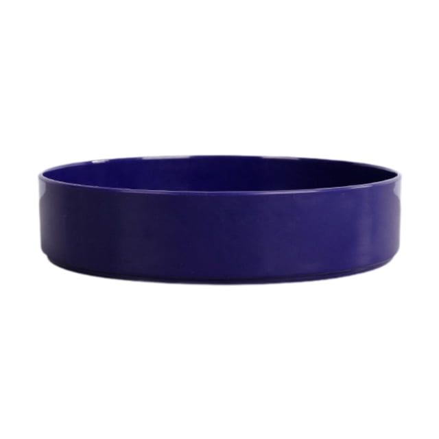 Jarrón japonés para flores, jarrón floral, cuenco, adorno moderno de mesa, estética, poco profundo Azul 28 cm