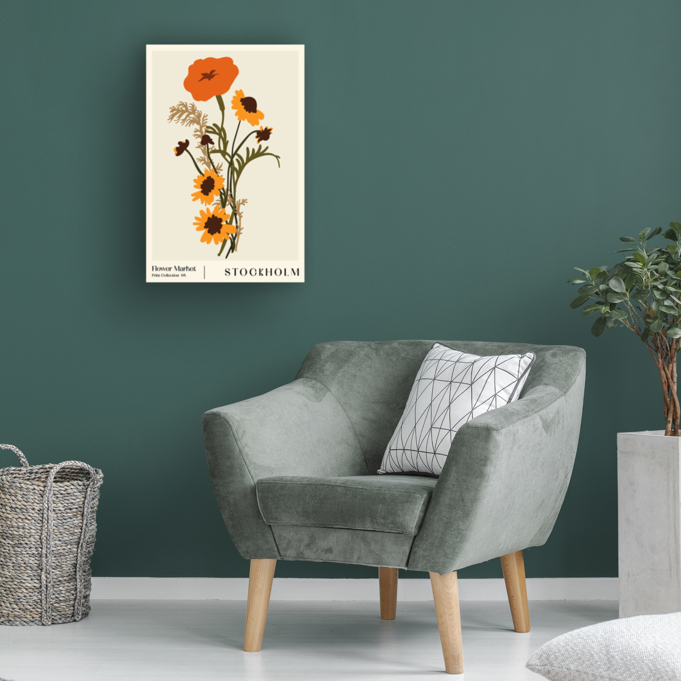 Trademark Fine Art NKTN Flower Market Stockholm Canvas Wall Art