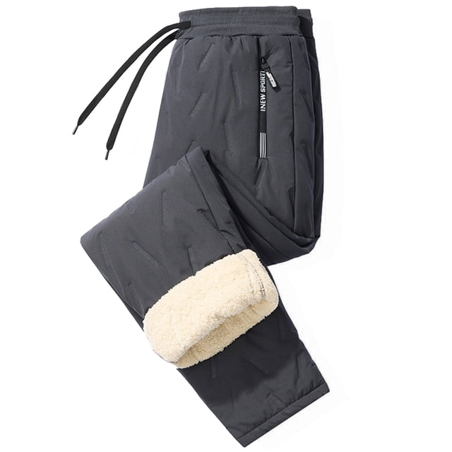 Pantalones deportivos para hombre, pantalones gruesos de lana cálidos de invierno para ciclismo en invierno, entrenamiento de gimnasio