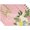 Pink, variant on Moderong Blue Rabbit Bunny Eggs Flowers Easter Placemats Set of 4, 12x18 Inch Seasonal Spring Holiday Table Mats for Party Kitchen Dining Decoration