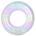 thumbnail image 1 of Thickened Children‘s Danish Retro Striped Swimming Ring Olive Inflatable Baby‘s Underarm Ring  Floating Ring, 1 of 7