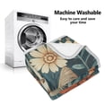 thumbnail image 5 of Yayeee Throw Blanket for Couch Soft Warm 60" x 80" Sofa Chair Bed Decoration, Flowers Cat, 5 of 7