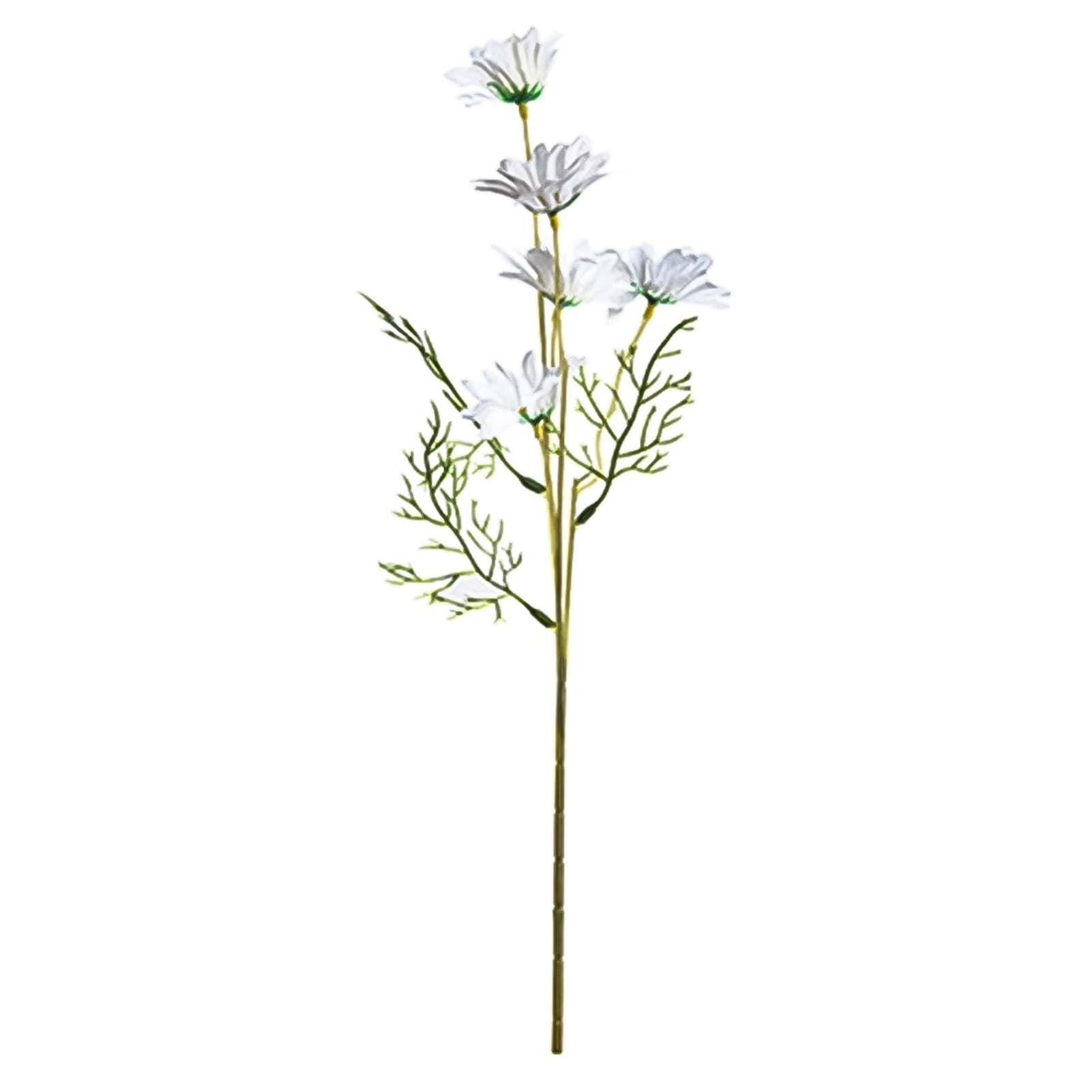 5head Faux Silk Artificial Marguerite Flower Fake Plant Home Wedding