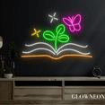 thumbnail image 4 of Glowneon Book Butterfly Neon Sign, Books Led Sign, Book Store Decor, 4 of 4