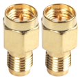 thumbnail image 1 of Conector adaptador coaxial RF 2X SMA macho a RP-SMA hembra, 1 of 8