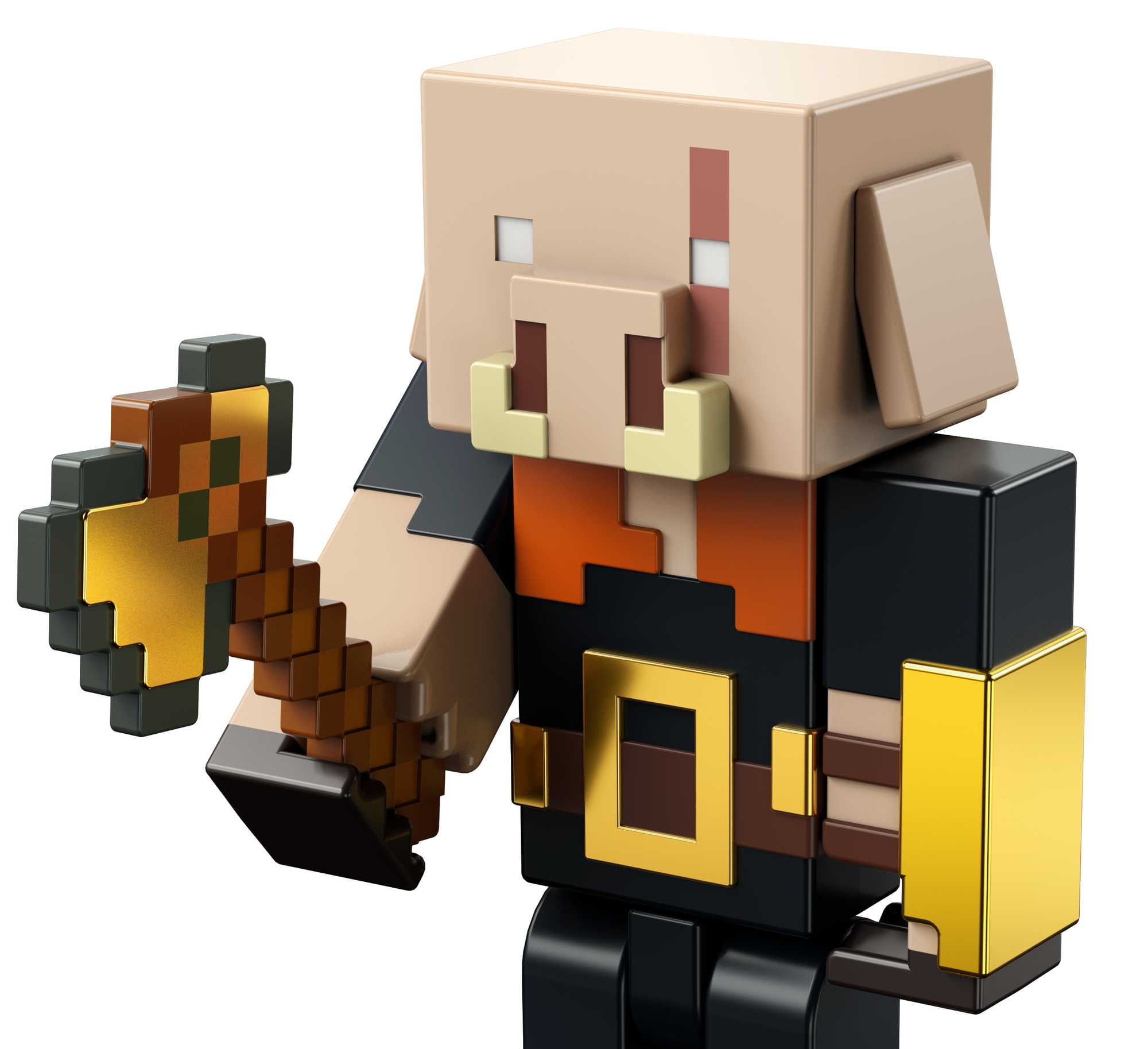 Minecraft Craft-A-Block Assortment Figures, Authentic Character Based on the Video Game