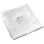 Baptismal Napkin Linen with Embroidered Shell 10.5 X 11' Pack of 4