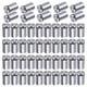 thumbnail image 1 of 50 Pack Sign Standoff Screws, Stainless Steel Standoff Screws Kit, Mounting Glass Hardware (1/2x 3/4 Inch), 1 of 5
