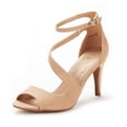 thumbnail image 1 of Sandalia DREAM PAIRS NILE Abierta con Punta y Tacón Stiletto 7 Nude, 1 of 6