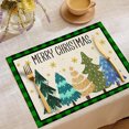 thumbnail image 1 of 2024 New Christmas Decorative Placemat Cartoon Print Tableware Insulation Pad Simple And Versatile Western Placemat - COCHIE, 1 of 1