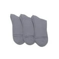thumbnail image 2 of Sierra Socks Men's Diabetic & Arthritic Ankle Socks, Cushioned, Non-Binding, Gray, 3 Pair Pack, 2 of 4
