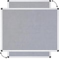 thumbnail image 2 of &#X &#Notice Board Felt Board Office Message Board Aluminium Frame, 2 of 6