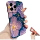 thumbnail image 1 of Lurvia Funda para teléfono, Funda con patrón de Luna y Flor de Pintura al óleo Retro Colorida, Funda Floral Delgada Protectora de TPU a Prueba de Golpes, Funda Impermeable para teléfono móvil con Airb, 1 of 6