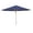 Blue Sky, variant on Simply Shade Ibiza Solefin Aluminum Wood Umbrella in Silver/Blue Sky