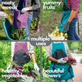 thumbnail image 4 of RV Delantal de Cosecha (Verde), Bolsa de Lona para Recoger Frutas - Delantal de Cosecha Ajustable y de Gran Capacidad con Abertura Inferior y Clips Dobles para Jardineros Rojo Verde, 4 of 5