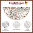 thumbnail image 3 of Haiem Tropical Leaves Pattern Christmas Tree Skirt Merry Christmas Party Christmas Tree Decoration,New Year Decorations-48", 3 of 6