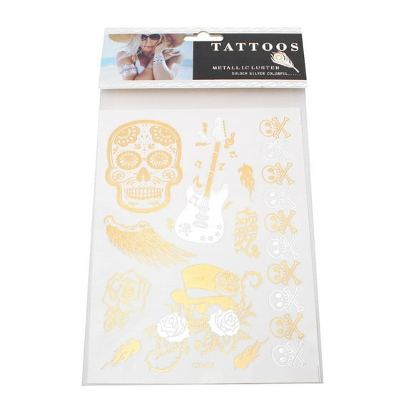 Sexy Sparkles Metallic Waterproof Temporary Tattoo Sticker Body Art Metallic Colors Jewelry...