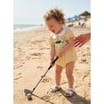 thumbnail image 6 of BemeyourBBs Newborn Baby Girls Golf Outfit Striped Bubble Rompers Cute Golf Embroidered Striped Doll Collar Short Sleeve Infant Bodysuits Playsuit Jumpsuits Summer Clothes, 6 of 9