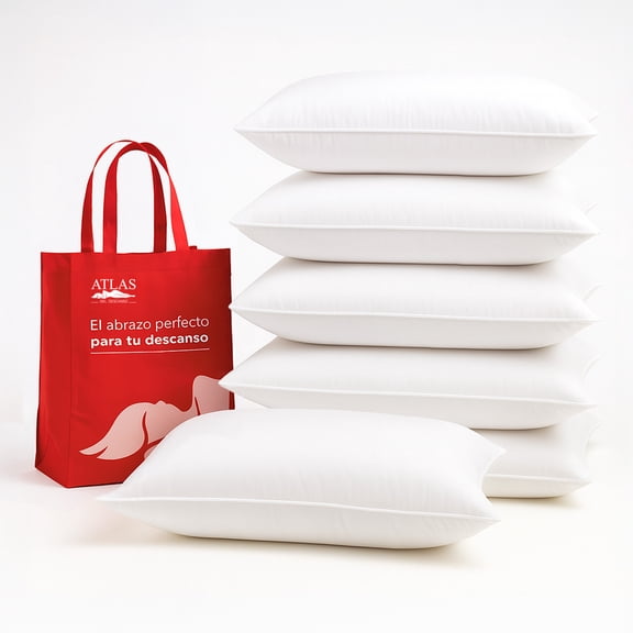 Set 6 Almohadas Suaves Confortables Para Cama Hogar Hotel.
