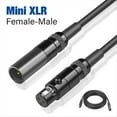thumbnail image 2 of Mini XLR 3 Pin Male to XLR 3 Pin Female Audio Cable for Headphone Cinema 4K Camera Audio Line Mini-XLR Plug, 2 of 7