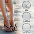 thumbnail image 6 of POLERO Non-slip Butterfly Daisy Flip Flops for Women Yoga Mat Comfy Footbed Indoor Outdoor Slim Women's Sandals, 6 of 7