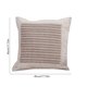 thumbnail image 3 of 17.72x17.72in Cottons Quilted Striped Splicing Throw Pillow Cover Modern Wabis Sabi Cushion Case With Hidden Zipper Easys Install For Sofa Bed, 3 of 6
