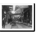 thumbnail image 2 of Historic Framed Print, [Cuba - Havana - looking down O'Reilly St., narrow street shaded by awnings], 17-7/8" x 21-7/8", 2 of 9