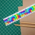 thumbnail image 3 of Tie Dye Pattern 12 Inch Standard and Metric Plastic Ruler, 3 of 3