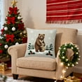 thumbnail image 4 of Christmas Decorative Throw Pillow Covers 18x18" Pillowcase Cover Christmas Cushion Cover Christmas Gifts, 4 of 7