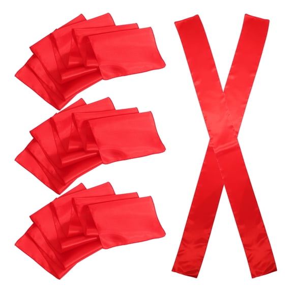 Houderco Banquet Buffet Table Runner Red Elegant Design Wedding 5Set 12 x 108 Inches