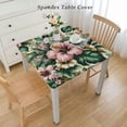 thumbnail image 2 of BANET with Hole Vinyl Flannel Back Tablecloth White, 2 of 7