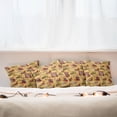 thumbnail image 3 of Ambesonne Cars Throw Pillow Cover 4 Pack, Steampunk Vintage Vehicle, 24", Mustard Red Olive Green, 3 of 6