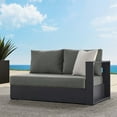 thumbnail image 3 of Modway Tahoe Outdoor Patio Powder-Coated Aluminum Modular Right-Facing Loveseat in Gray Charcoal, 3 of 9