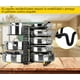 thumbnail image 4 of Organizador de ollas y sartenes, mejora de la capacidad de equilibrio y construcción sólida, organizadores de ollas ajustables para almacenamiento de cocina, personalice su almacenamiento para hasta, 4 of 5