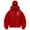 Red, variant on Towmus Balaclava Hoodie for Women Double Hooded Full Zip Christmas Sweatshirts with Built-In Eye Mask