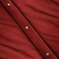 thumbnail image 5 of Superior Tierney Cotton Percale Duvet Cover Set, Twin, Burgundy, 5 of 6