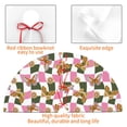 thumbnail image 4 of Picia Abstract Pink Plaid Butterfly Print Christmas Tree Skirt , Christmas Tree Skirt Ornaments for Merry Christmas Holiday Party Decorations Indoor Outdoor-48", 4 of 7