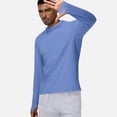 thumbnail image 5 of Maqroz UV Protection Clothing Men UPF 50+ Hooded Long Sleeve Athletic Workout Shirt Lightweight Quick Drying Fishing Hiking Jersey with Thumb Holes, 5 of 9