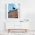 thumbnail image 2 of Chelsea Water Tower - Manhattan New York Photography Architecture City Skyline Street Photography White Framed Wall Art Print 12 x 16 inches, 2 of 3