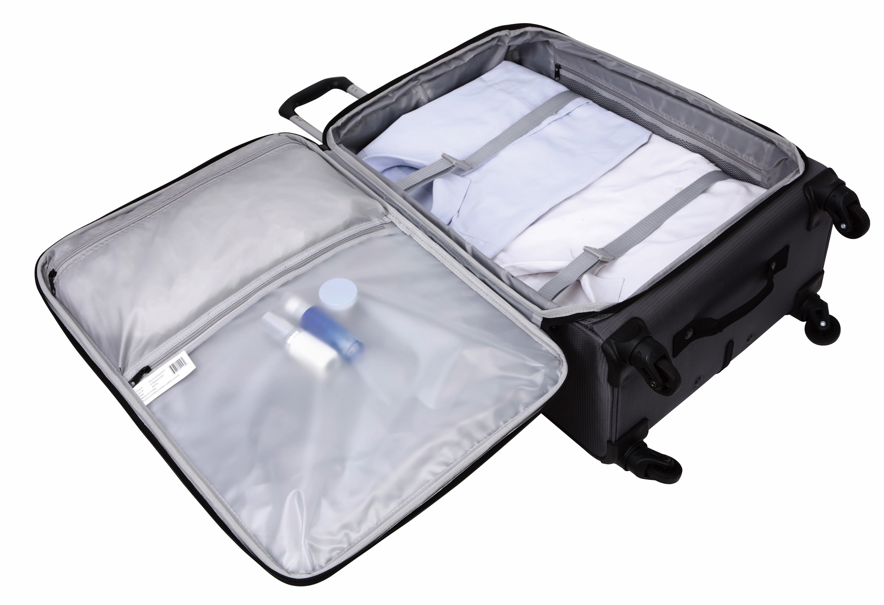 Protege Gravity Free 30" Softside Upright Luggage, Gray